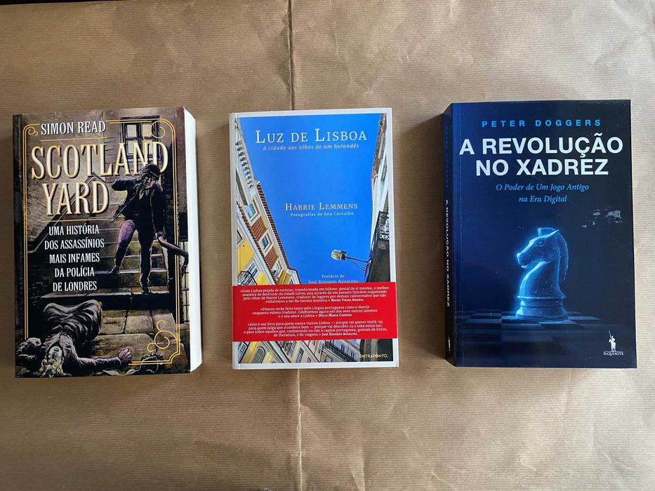 Scotland Yard Uma história...; A luz de Lisboa; A Revolução no Xadrez