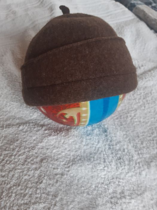 Czapka,  wełniana. Brąz.  Jmm Łucki, butik
