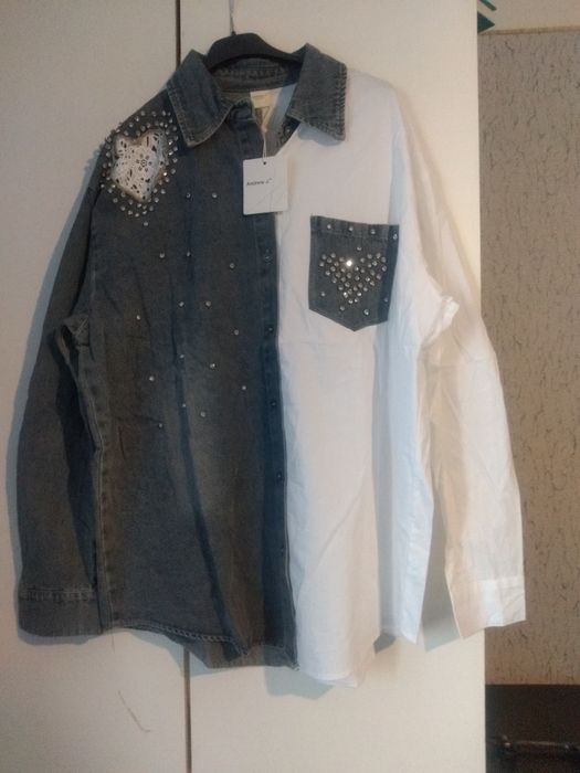 Nowa z metką koszula pół na pół