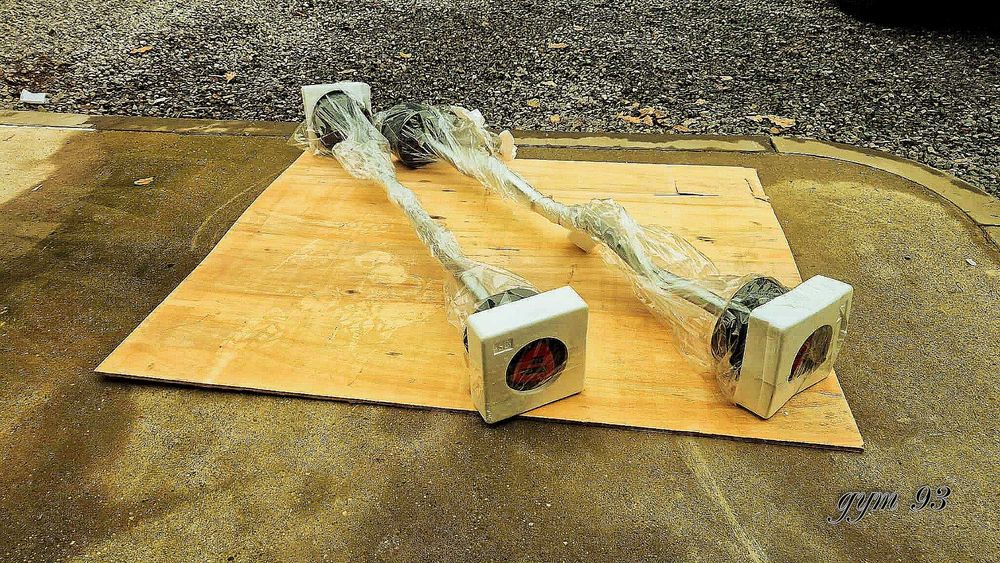 Zestaw 5 sztang przeciw toczeniowych kwadratowych giętych fiolet