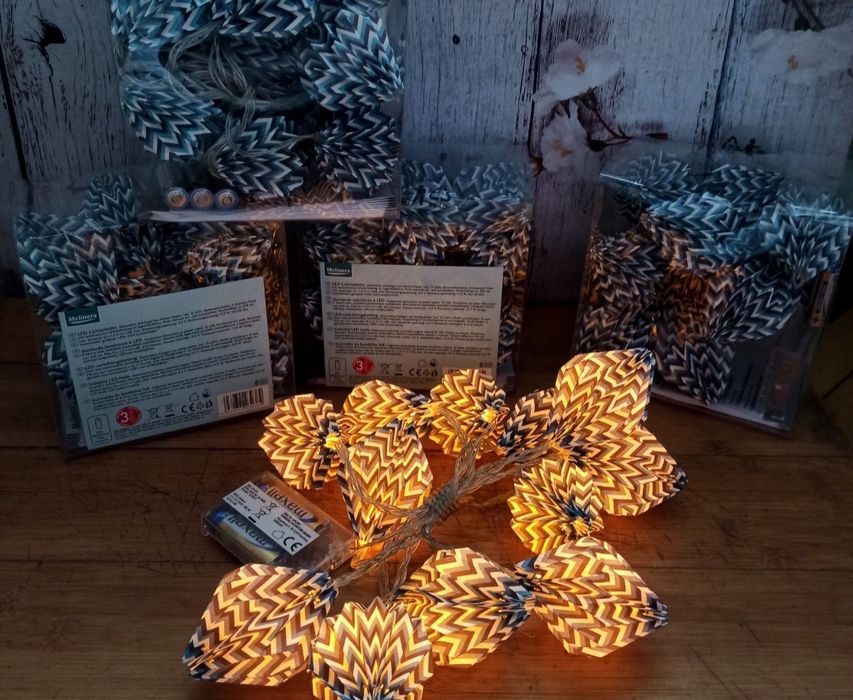 Melinera Led гирлянда на батарейках Фонарики Шишки 2 м.