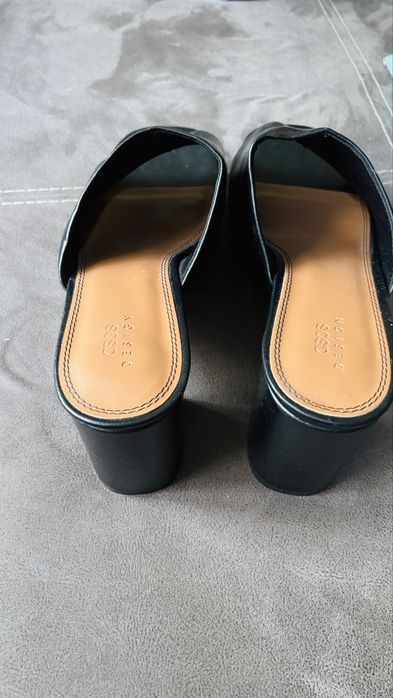 Шкіряні сабо 43 розмірна підборах ASOS DESIGN