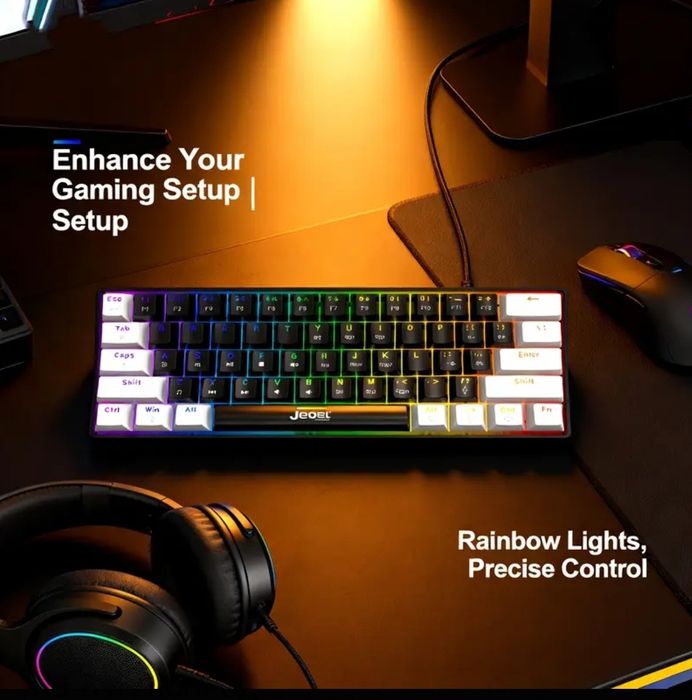 ‼️Акція‼️Механічна дротова клавіатура Jedel KL-69‼️Top‼️