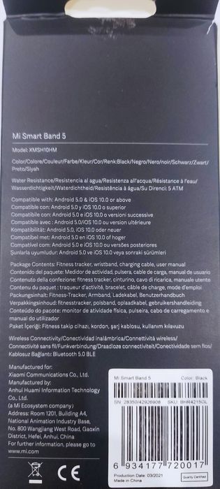 Mi Smartband 5 s/bracelete