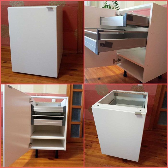 Тумбочка тумба IKEA з двома висувними системами Tandembox доводчиками