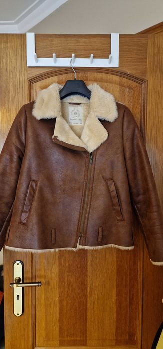 Blusao pele senhora Zara com pelo