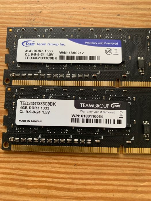 2 Комплекта ОЗУ DDR3