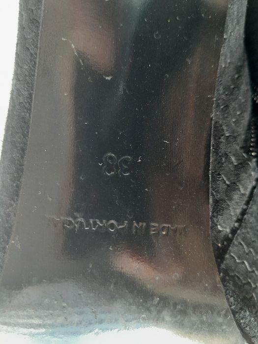 Czarne skórzane botki Jones Bootmaker 37 37,5