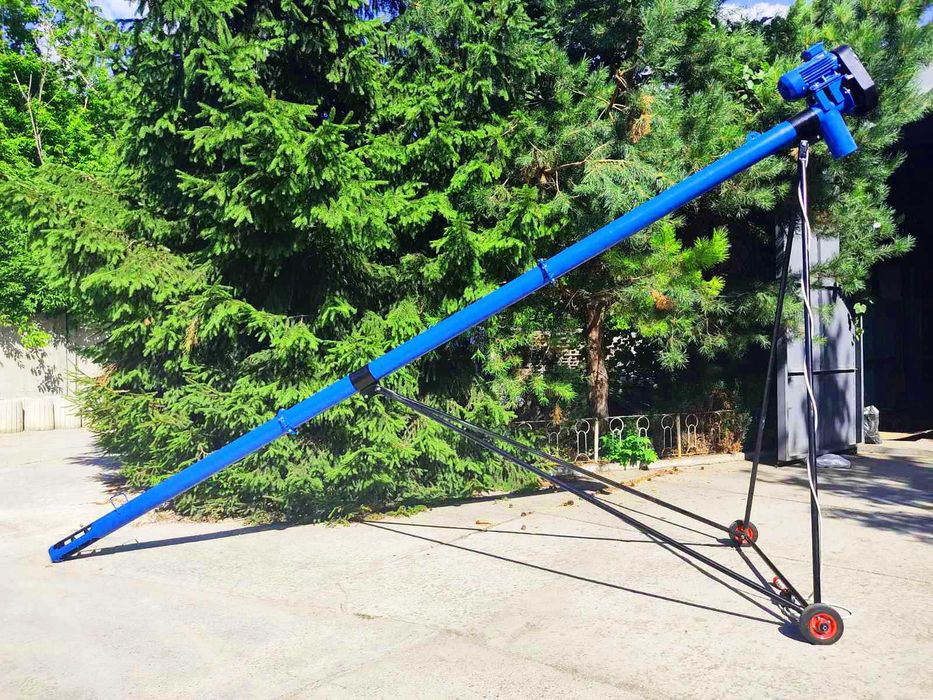 Шнековый погрузчик, винтовой конвейер, транспортер зерна, 108*4*б\дв