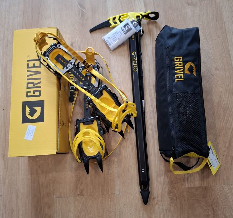 Zestaw Raki Grivel G10 NewMaticEvo+czekan GZero 58cm+pokrowiec Grivel