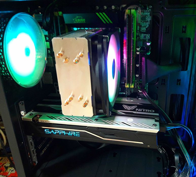 Компьютер 8 Ядер 16 Потоков, RX 480 8 GB, HDD 2 Tb, 32 Gb RAM