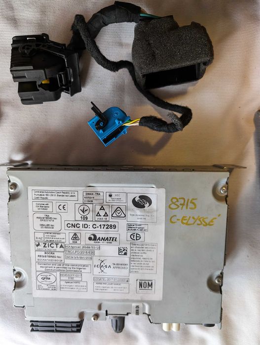 RADIO original peugeot NAC + Kit conversão SMEG para Peugeot 508 - Carplay -AndroidAuto