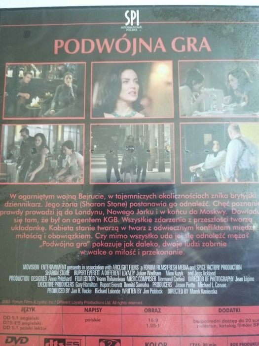 Podwójna Gra film na DVD