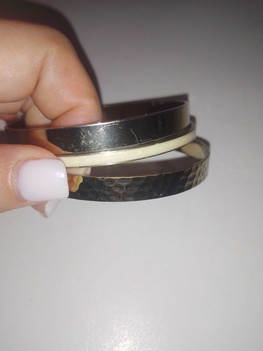 Pack 3 pulseiras douradas