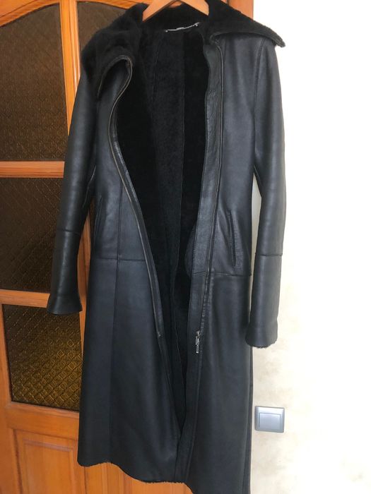 Женская дублёнка из натуральной кожи