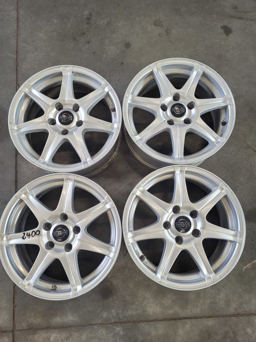 Felgi aluminiowe r 16  nissan 5 x 114,3 komplet