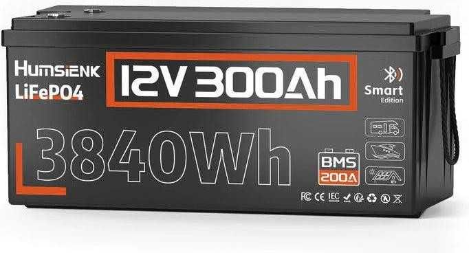 Акумулятор Humsienk 320Ah LiFePO4 12V 4096Wh + Bluetooth