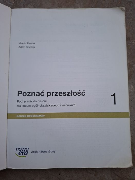Poznać przeszłość 1 zakres podstawowy
