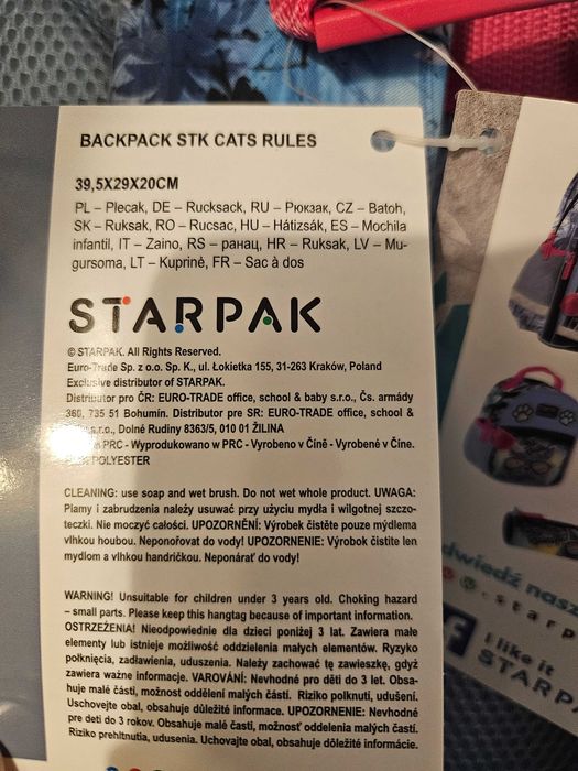 Plecak szkolny Starpak NOWY