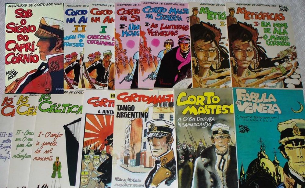 CORTO MALTESE - Hugo Pratt - Todos os álbuns editados por Edições 70