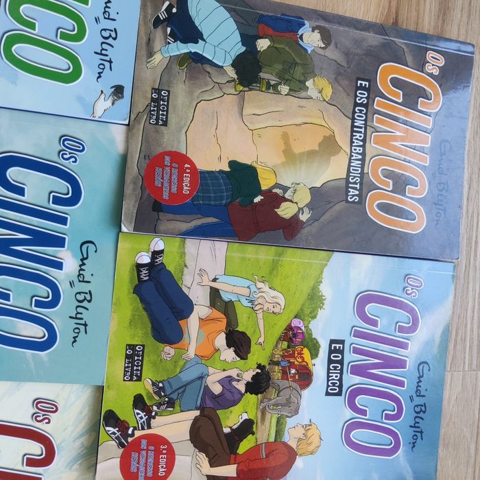 Conjunto 5 livros "Os cinco"