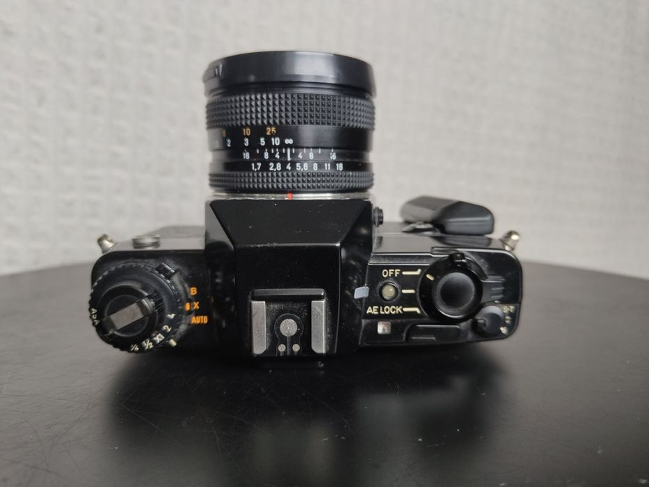 Contax 137 MD + Zeiss planar 50/1.7 Sigma 75-250/4-5