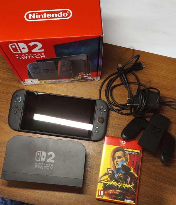 Nintendo Switch 2 nova com cyberpunk 2077