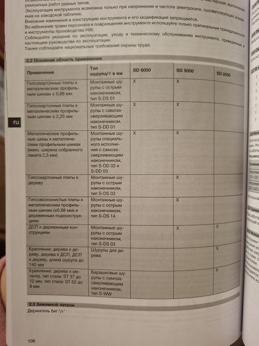 Шуруповерт Hilti SD 5000