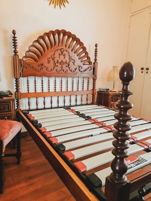 Cama antiga de coleção