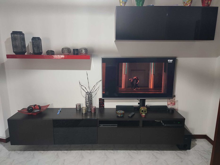 Sala de estar e sala de jantar