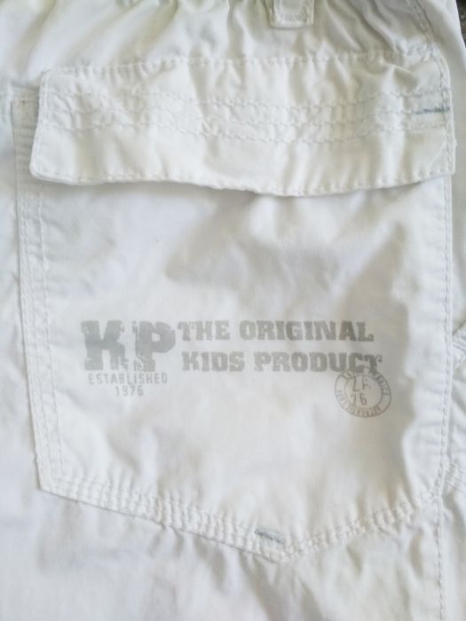 Krótkie spodenki/bermudy dla chłopca, ZARA, 7/8lat, 128cm, białe