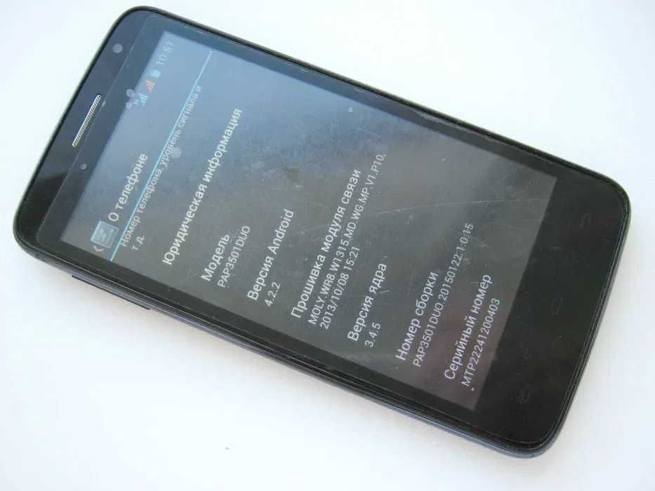 Б/В Prestigio MultiPhone 3501 DUO, Android 4.2, 512Mb / 4Gb