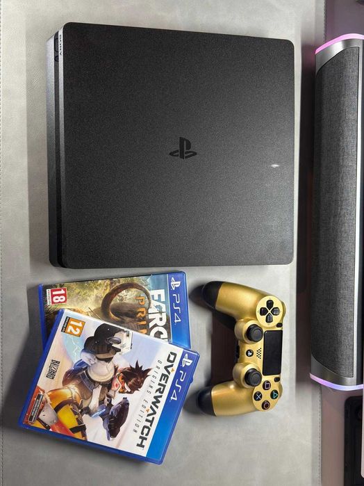 PlayStation 4 Slim 500GB – Silencioso, Otimizado e Pronto para Jogar