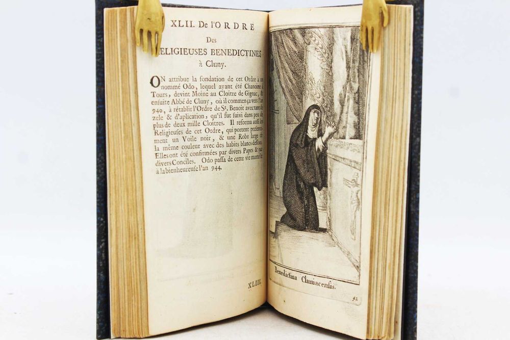 VALIOSÍSSIMA obra ILUSTRADA francesa sobre as Ordens Femininas. 1691.