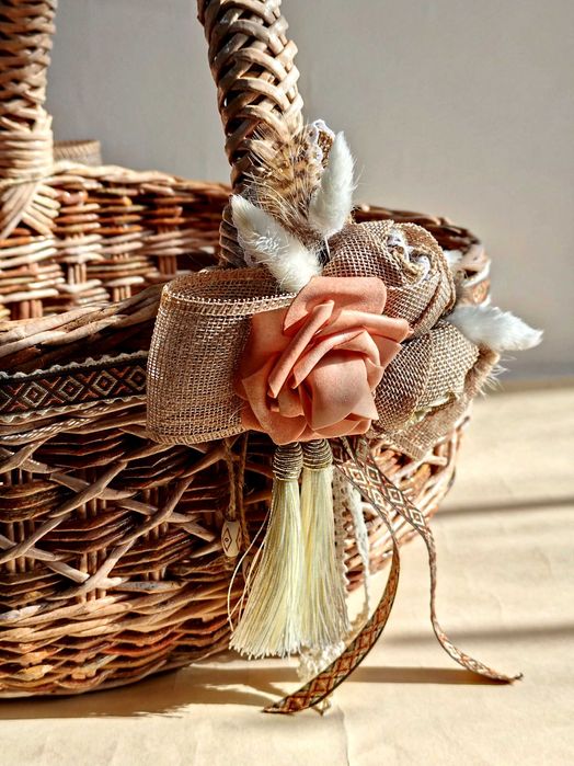 Кошик плетений Великодній