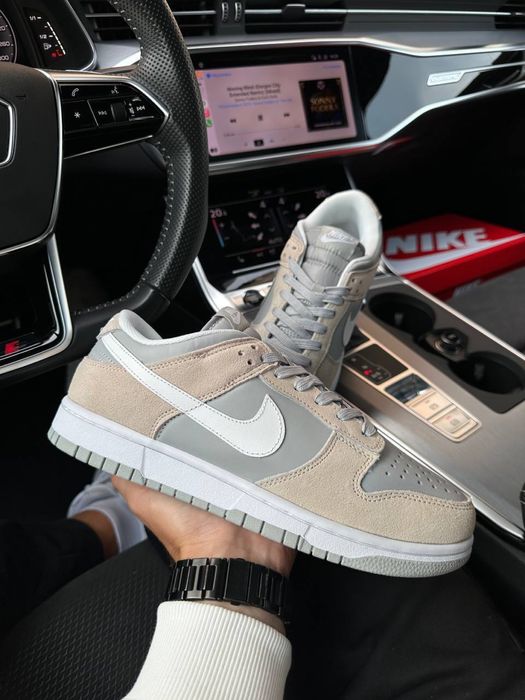 SALE! Кросівки Nike SB Dunk Low Beige Grey White | 41 42 43 44 45