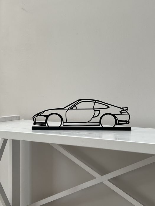 Металеві силуети Porsche, статуетка