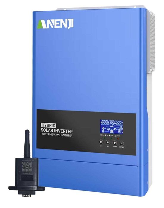 Гібридний інвертор Anenji 6.2 kWt 48V Wi-fi з MPPT контролером