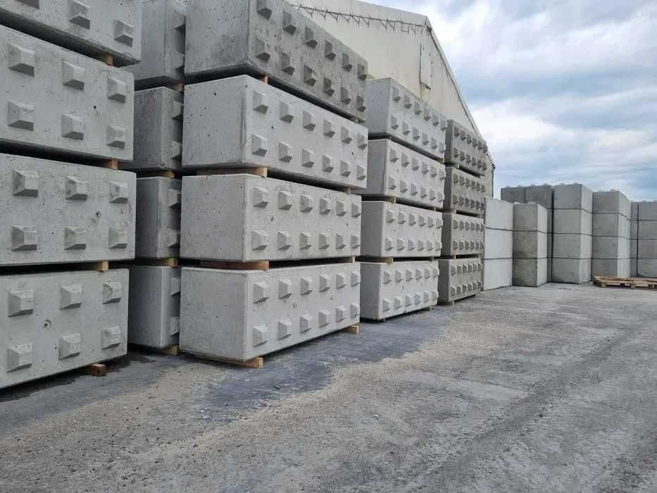 Ściana mur BLOK oporowy betonowy LEGO KLOCEK 180CM 60 CM