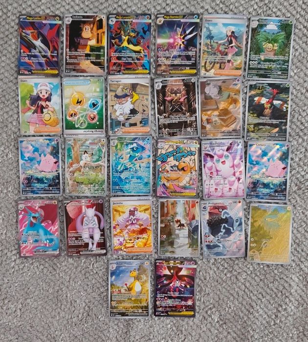 Kolekcja 26 kart Pokemon