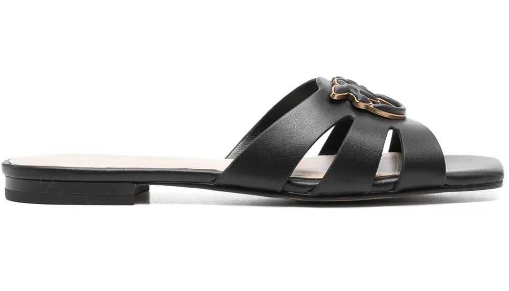 PINKO luksusowe damskie klapki skórzane NOWOŚĆ