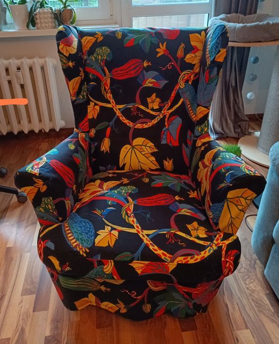 Pokrowiec na fotel i podnóżek IKEA