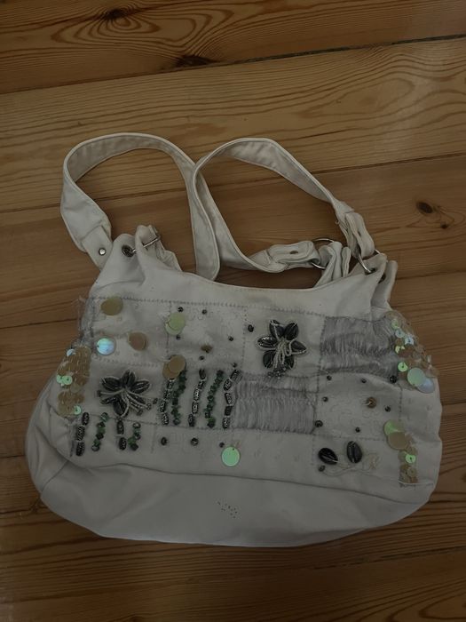 Biała torba vintage