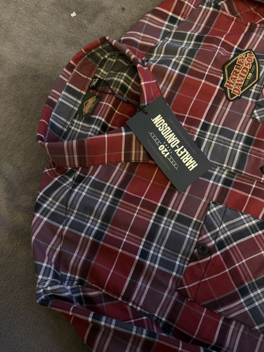 Harley-Davidson Plaid Shirt 120th Anniversary, XL (Regular)