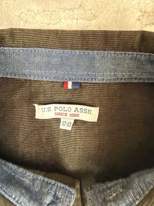Фантастична вельветова сорочка U.S.Polo