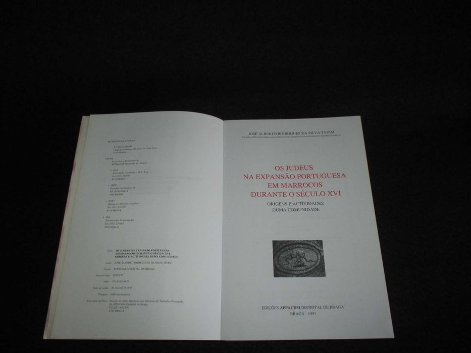 Livro Os Judeus na Expansão Portuguesa em Marrocos durante Século XVI