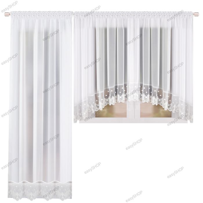 Komplet firan gotowych do balkonu firany balkonowe