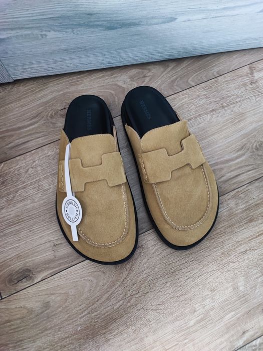 Mule nowe Hermes r.38 24.5cm