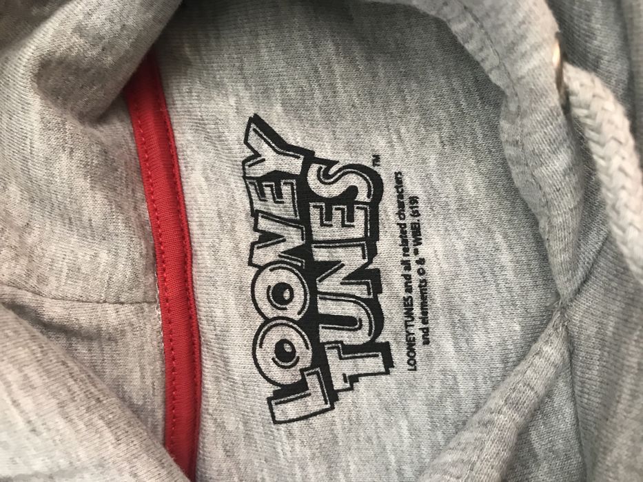 Bluza szara z napisem
