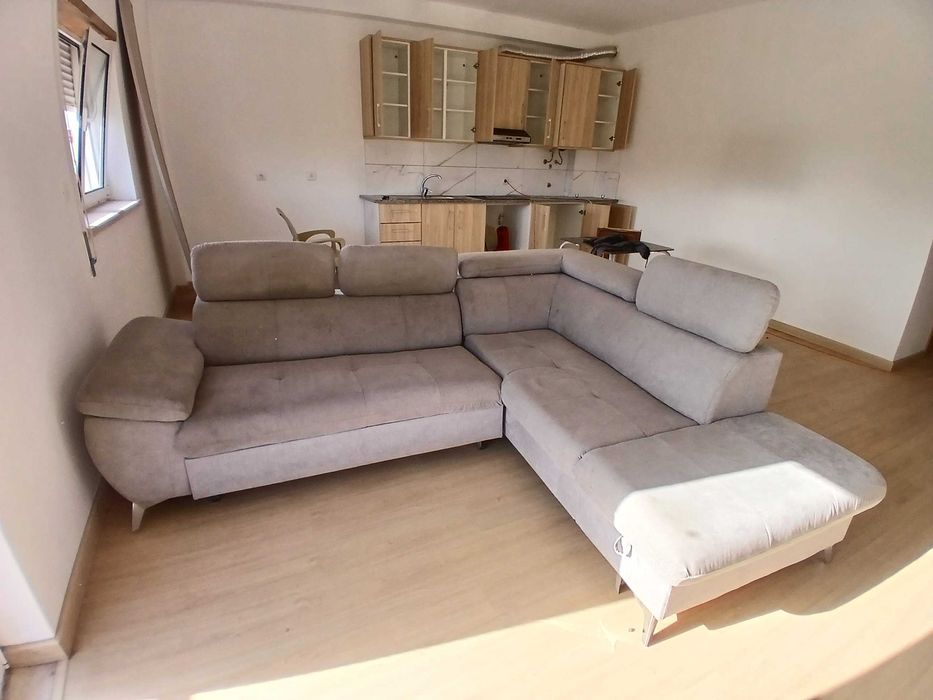 Grande sofa de angulo